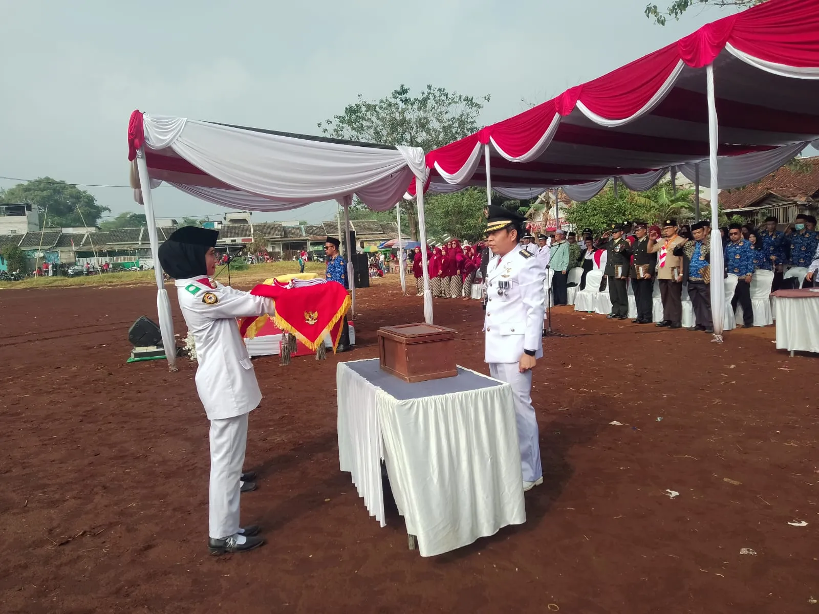 Upacara HUT ke-81 RI di Pacet, Momentum Meneguhkan Semangat Kemerdekaan dan Pengabdian kepada Masyarakat