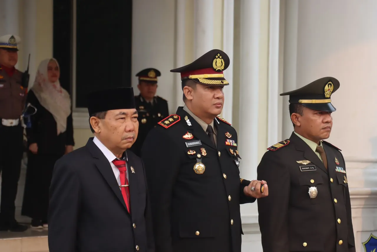 KAPOLRES TANJAB BARAT HADIRI UPACARA HARI KESAKTIAN PANCASILA 2026