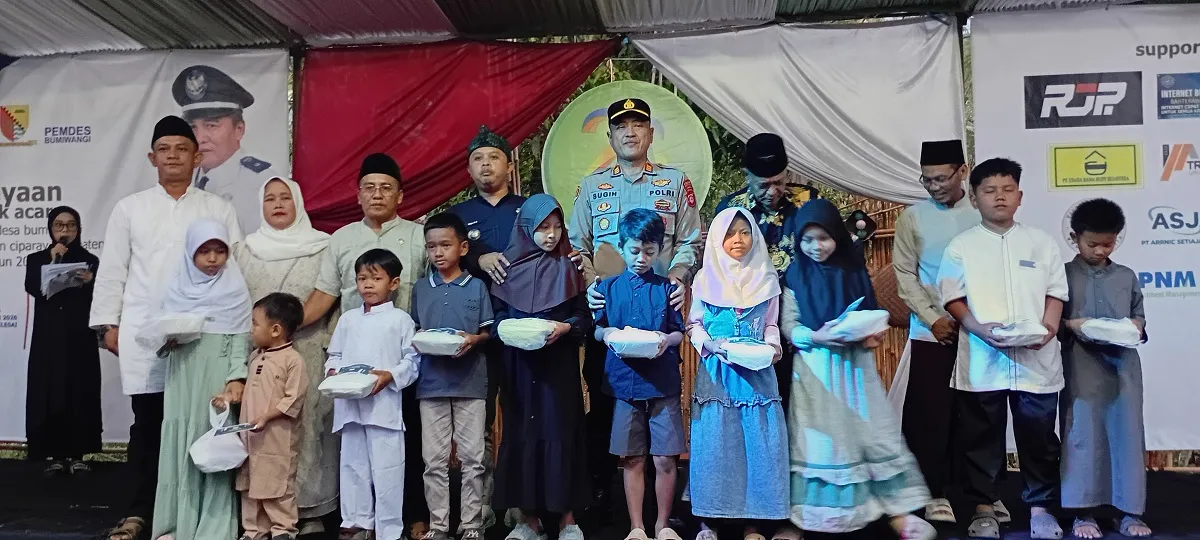 Santunan Anak Yatim dan Doa Bersama Warnai Peringatan Milangkala ke-23 Desa Bumiwangi